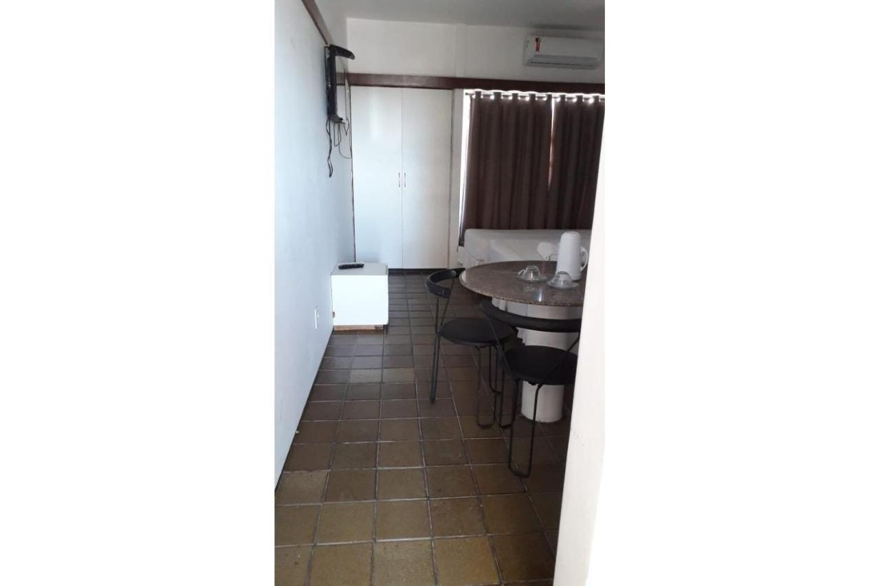 605 Flat Mobiliado Com Vista Lateral Mar Na Praia De Iracema Com Ventilador フォルタレザ エクステリア 写真